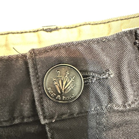 Rag & Bone handmade in New York Ankle Skinny Black Jean Pants Women’s Size 26 - Picture 15 of 15